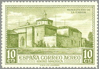 ESPAÑA 1930 560 Sello Nuevo Descubrimiento de América Monasterio de la Rábida 10c
