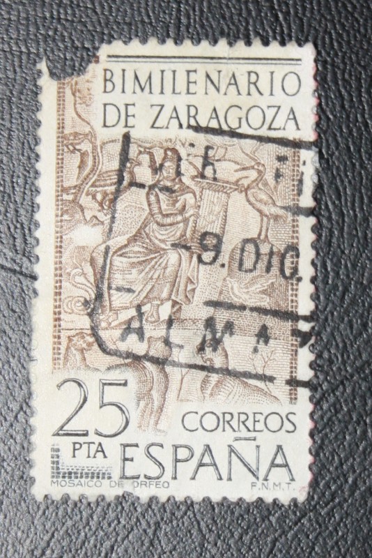 Bimilenario de Zaragoza - Mosaico de Orfeo