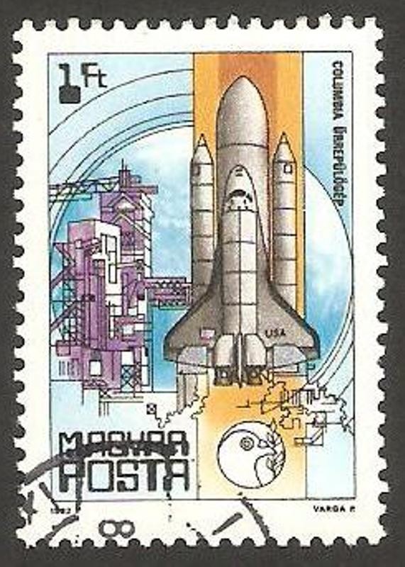 25 anivº de la navegación espacial, nave columbia
